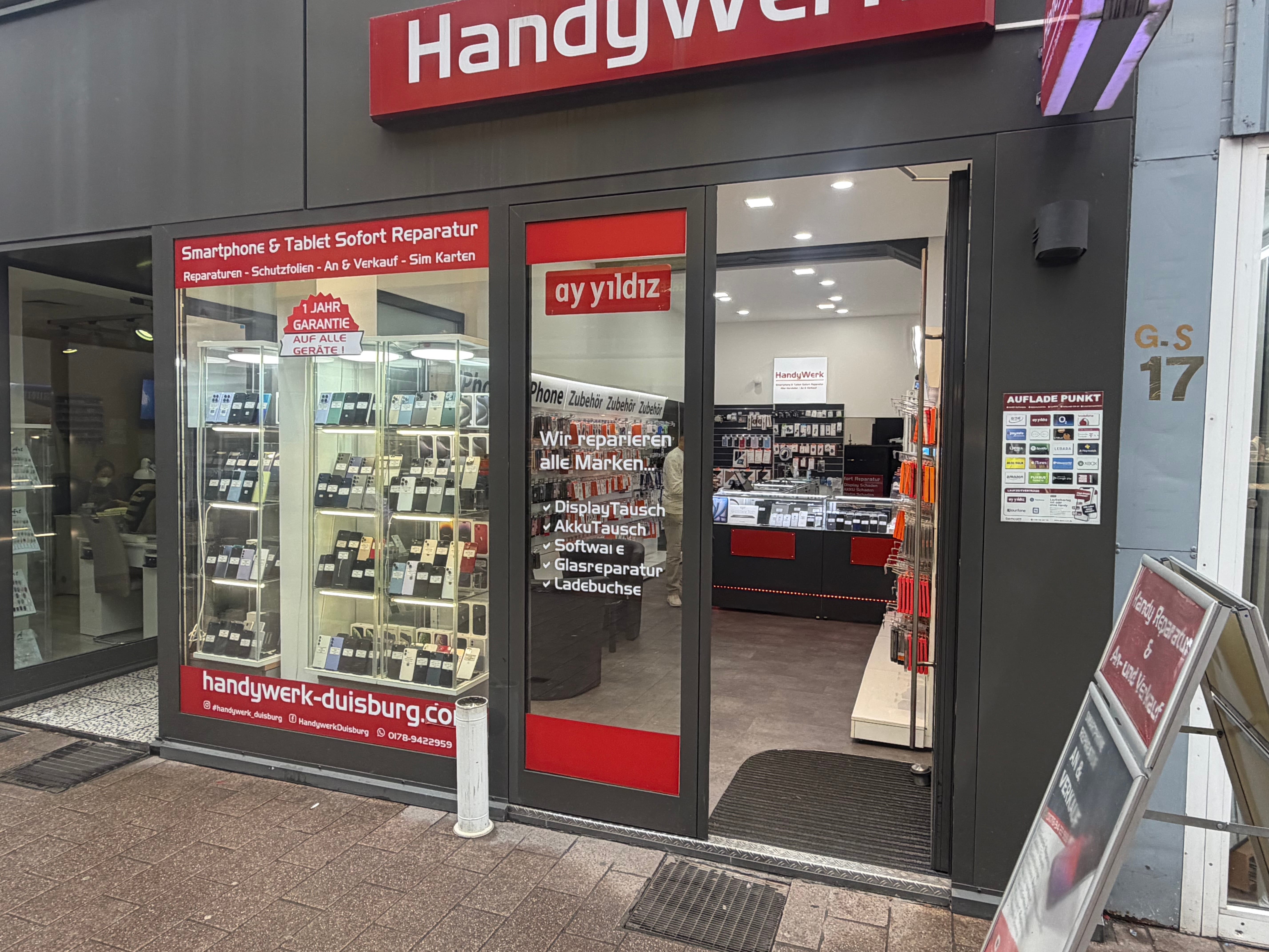 Eingang von Handywerk Duisburg