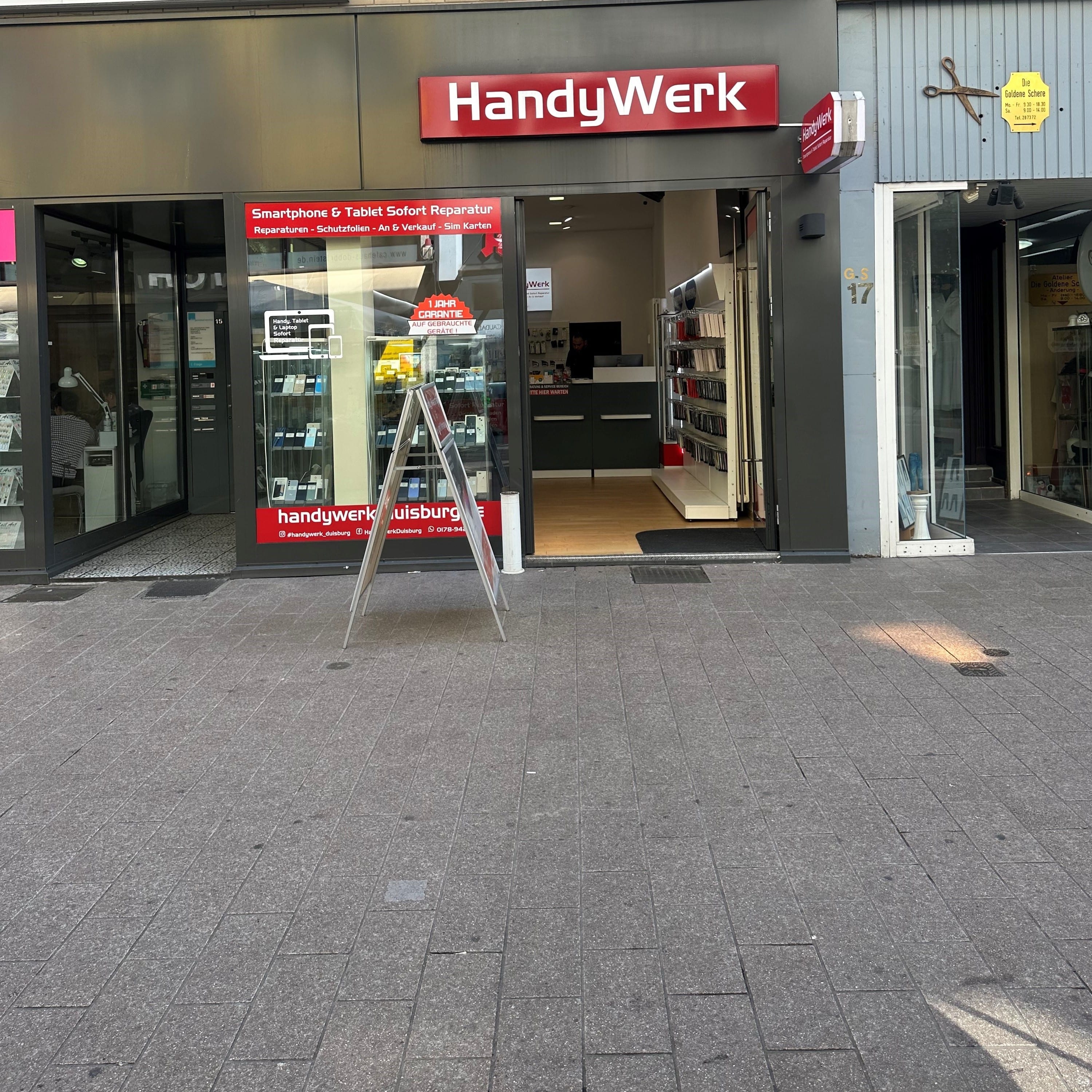 Servicebereich von Handywerk