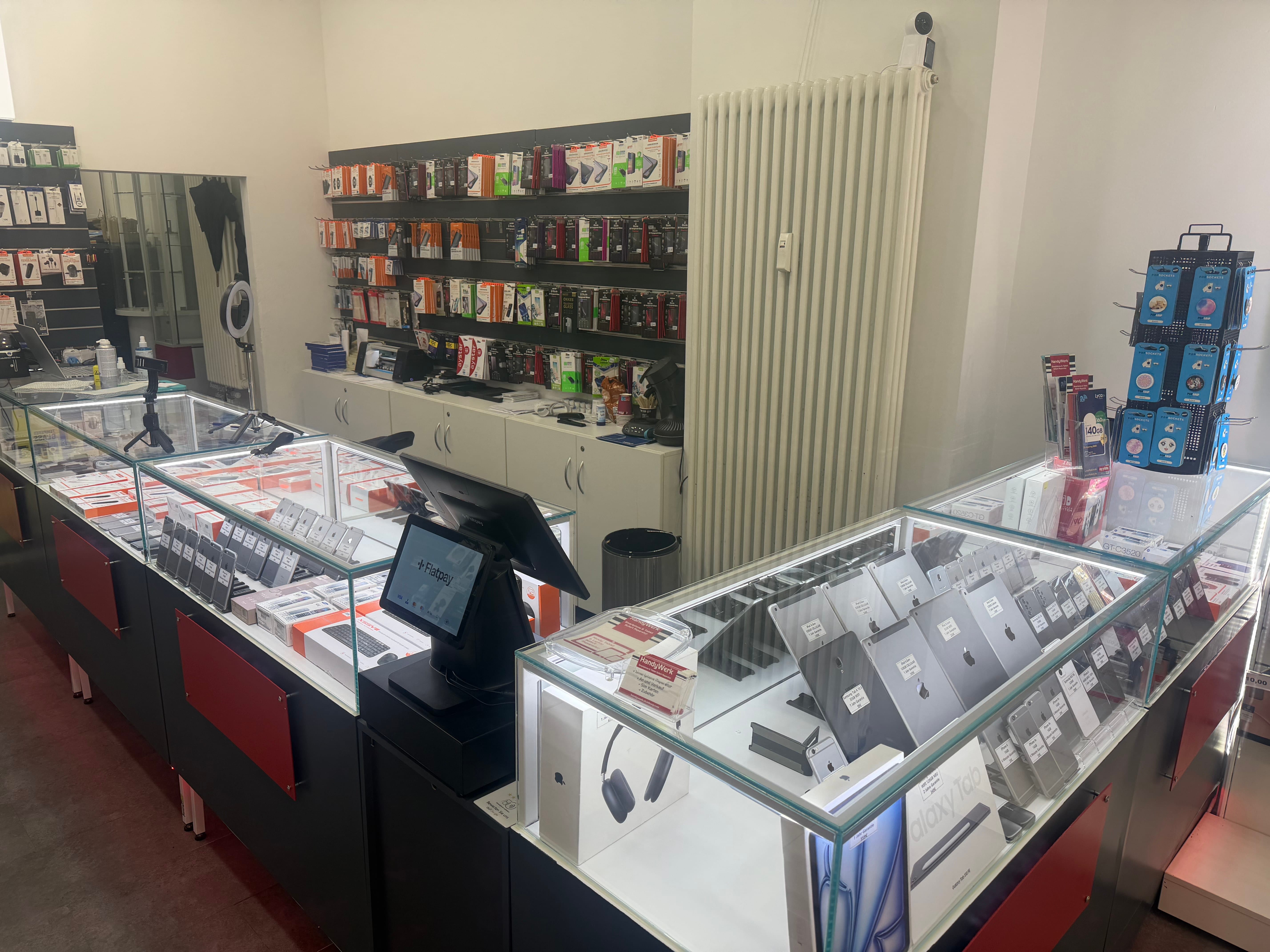 Theke im Handywerk Shop